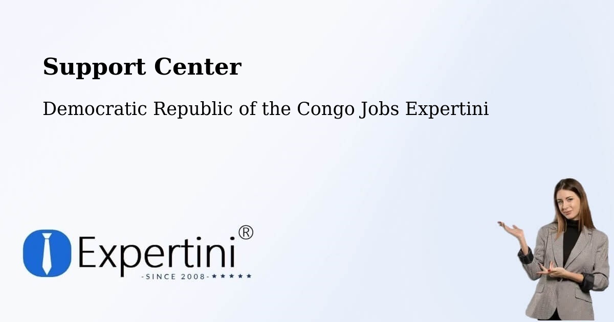 Support Services – Mbandaka - Democratic Republic of the Congo Jobs Expertini